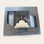 Ariana Grande Cloud 3-piece gift set, front of the sealed box