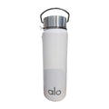 Alo Yoga Stainless Steel Water Bottle 24 oz in White – real photo, new with tag