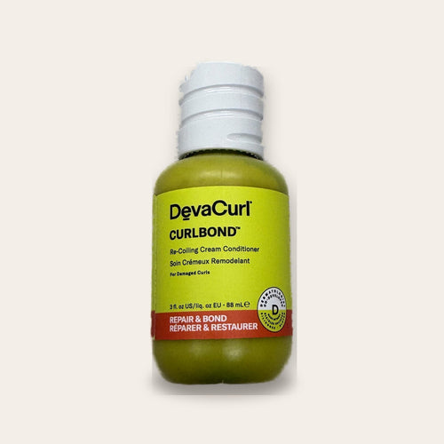 DevaCurl CurlBond Re-Coiling Cream Conditioner 3 oz travel bottle, front