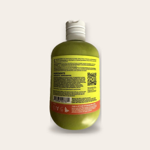 DevaCurl CurlBond Cleanser 12 oz bottle back with ingredients