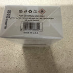 Lattafa Ana Abiyedh, bottom of the box with barcode and batch code