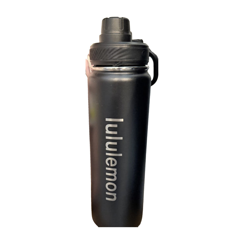 Lululemon Back to Life Sport Bottle 24oz in Black – real photo, new with tag
