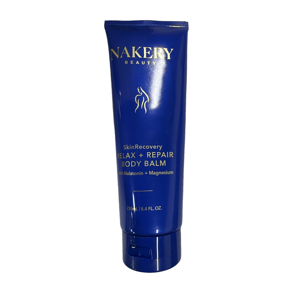 Nakery Beauty Relax + Repair Body Balm 8.4 oz / 250 mL tube, front