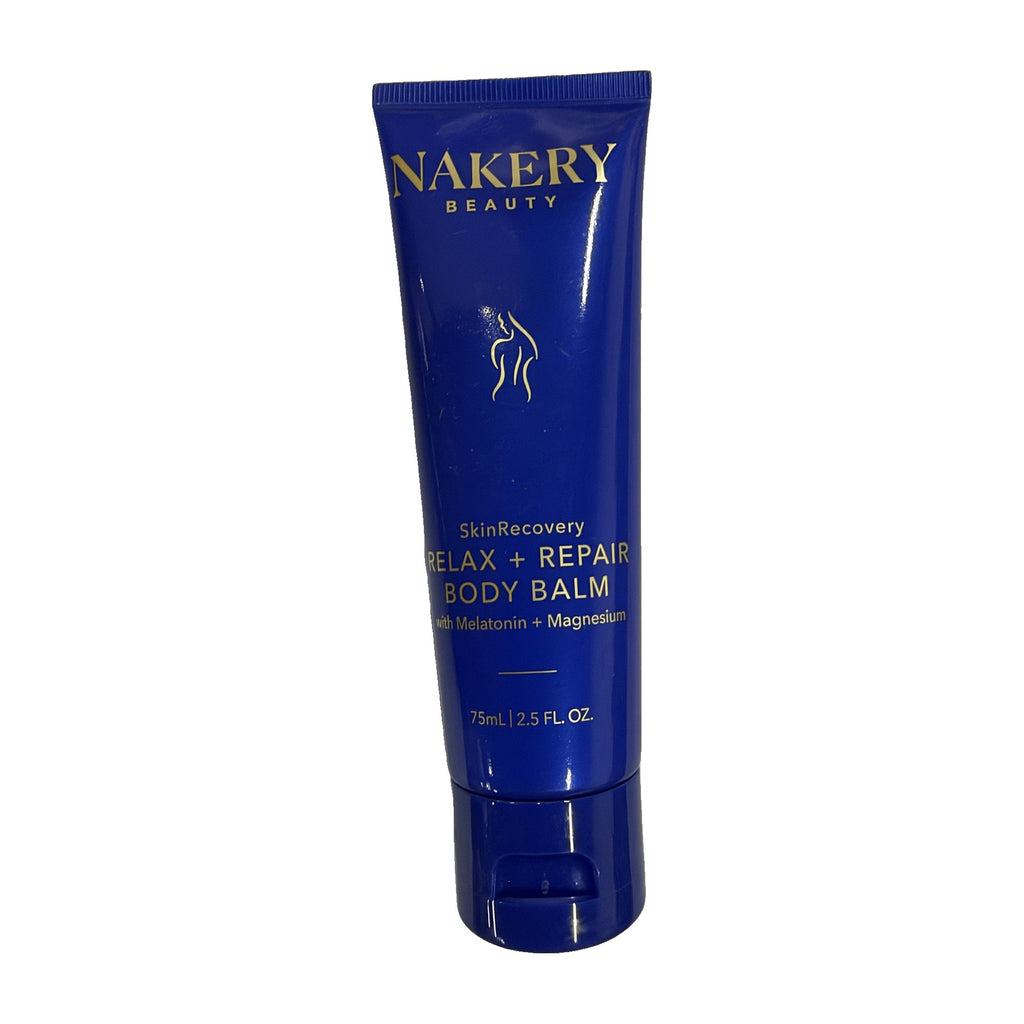 Nakery Beauty Relax + Repair Body Balm 2.5 oz / 75 mL travel tube, front