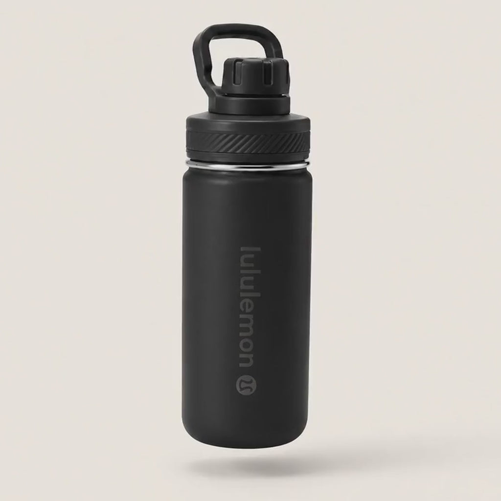 Lululemon Back to Life Sport Bottle 24oz in Black – 360° view