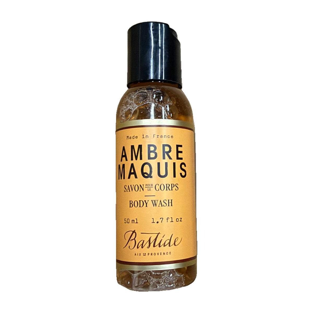 Bastide Ambre Maquis Body Wash 50 mL, front