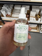 Mario Badescu Coconut Body Oil in hand