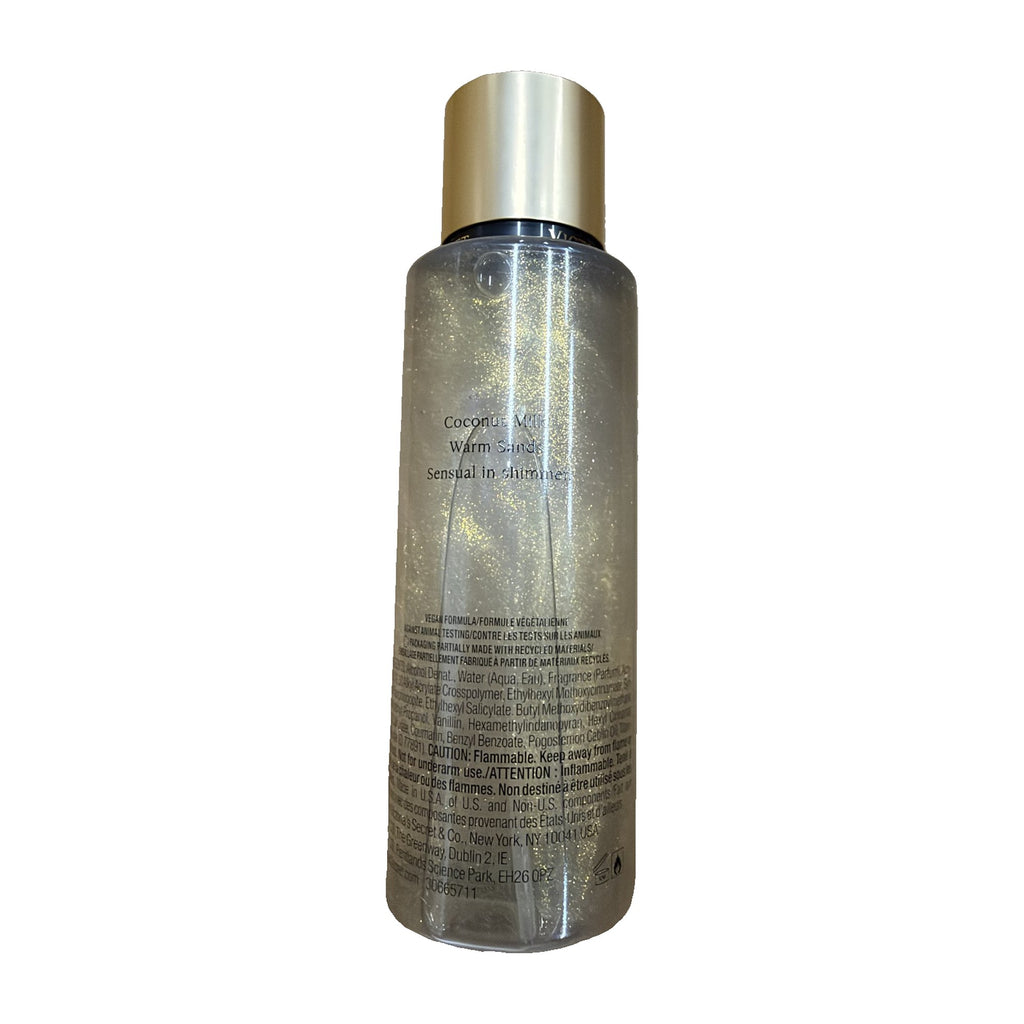 Victoria's Secret Coconut Passion Shimmer mist bottle back
