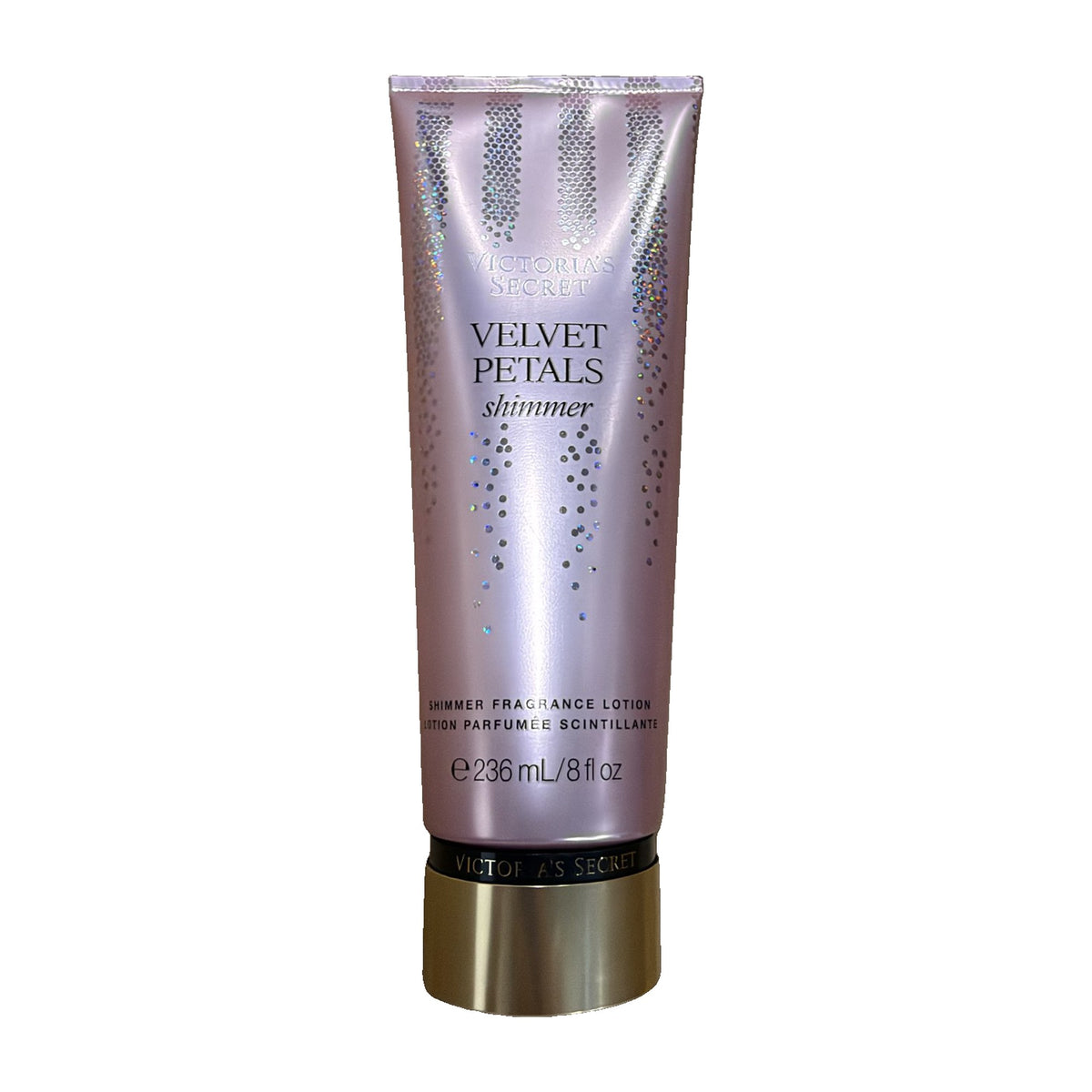 Victoria's Secret Velvet Petals Shimmer Fragrance Lotion 8 oz tube, front